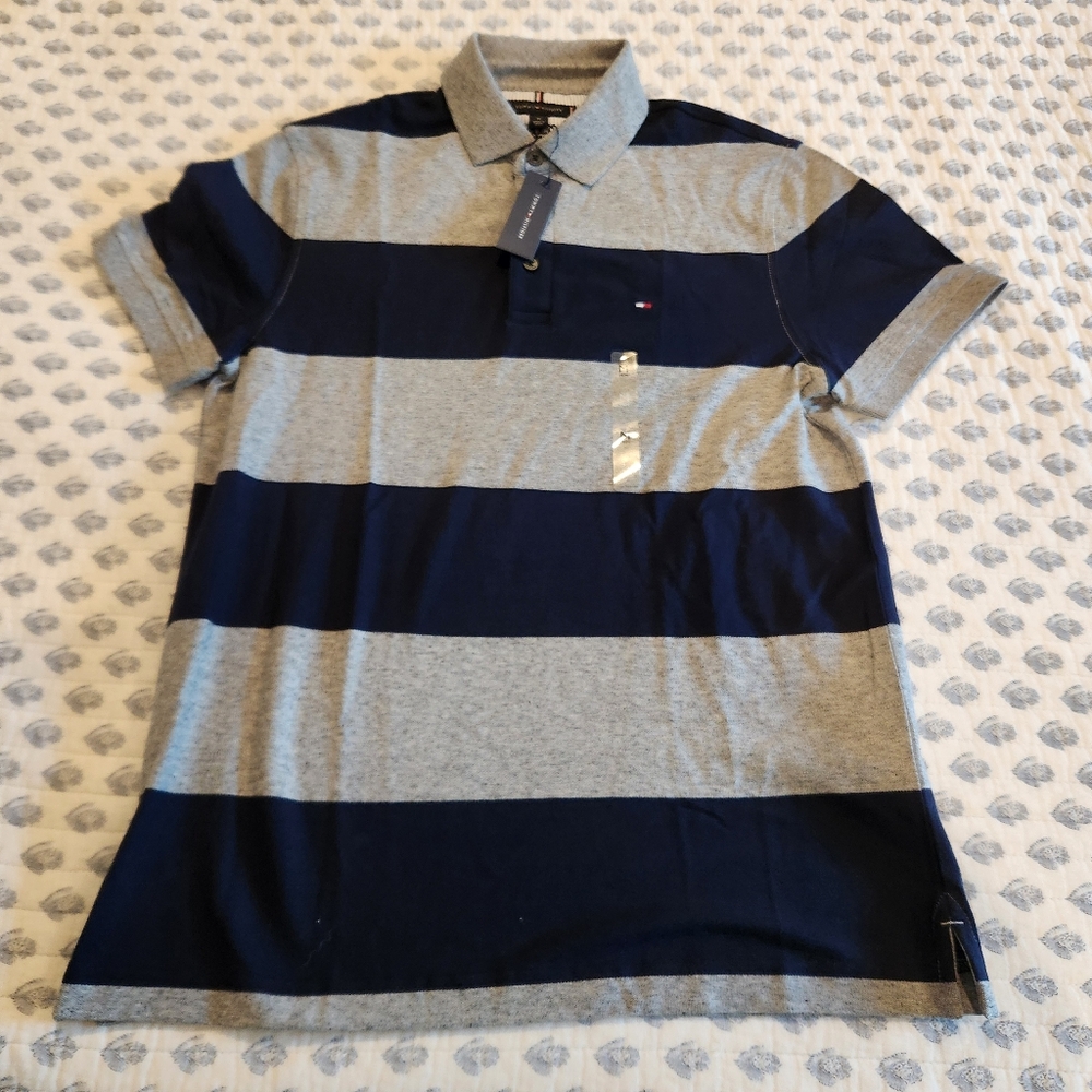 Men's Tommy Hilfiger short sleeve slim fit  stretch Size M